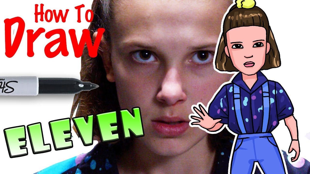 How to Draw Eleven from Stranger Things Easy Drawings Dibujos