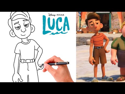 How To Draw GUIDO FROM LUCA (NEW Disney Movie 2021) | Easy Drawings ...