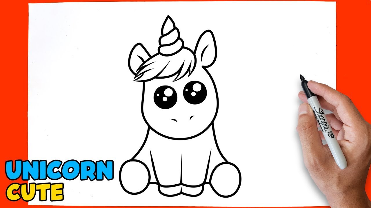 How To Draw a EASY Unicorn | Easy Drawings - Dibujos Faciles - Dessins ...