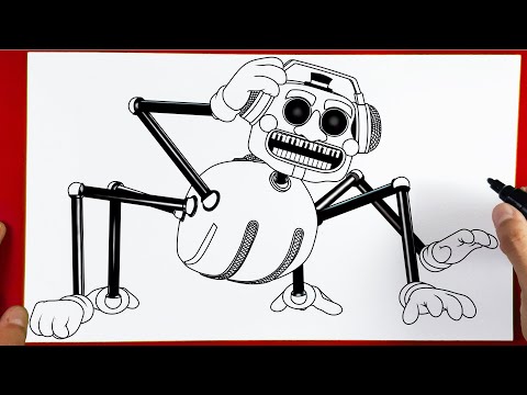 How to Draw DJ MUSIC MAN Security Breach: Five Nights at Freddy's ...