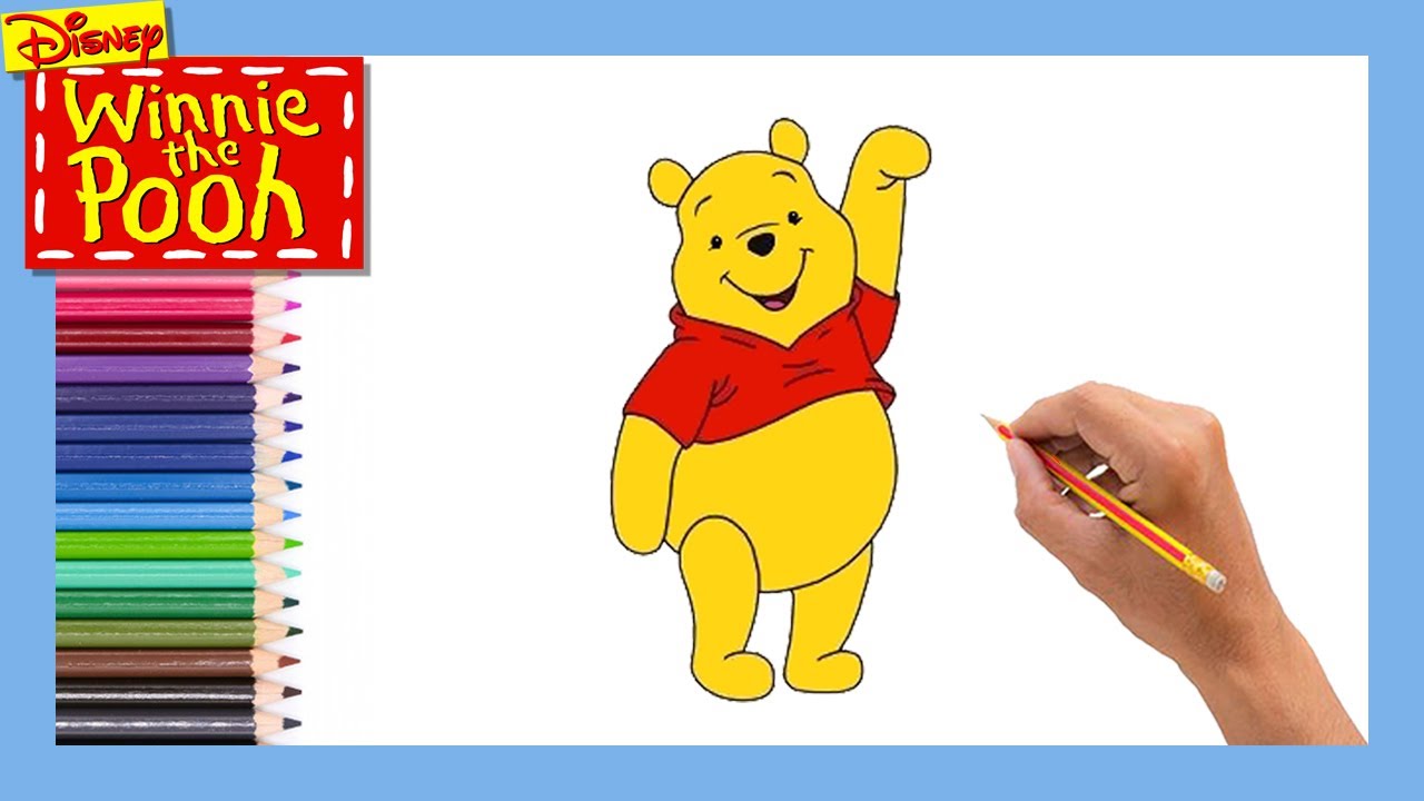 Cómo Dibujar A Winnie Pooh Fácil Easy Drawings Dibujos Faciles Dessins Faciles How To 