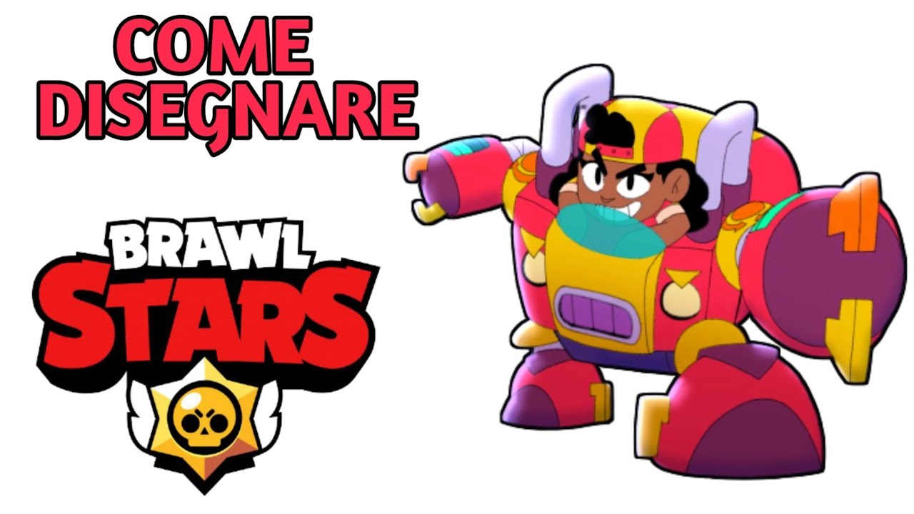 Come Disegnare Un Nuovo Brawler Meg Robot Mecha Brawl Stars Paso Dopo Paso Easy Drawings