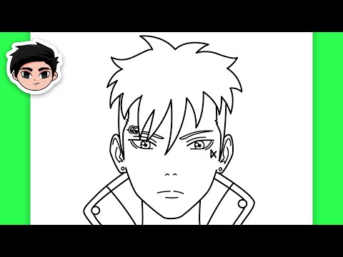 How To Draw Kawaki | Naruto/Boruto - Easy Step By Step | Easy Drawings ...