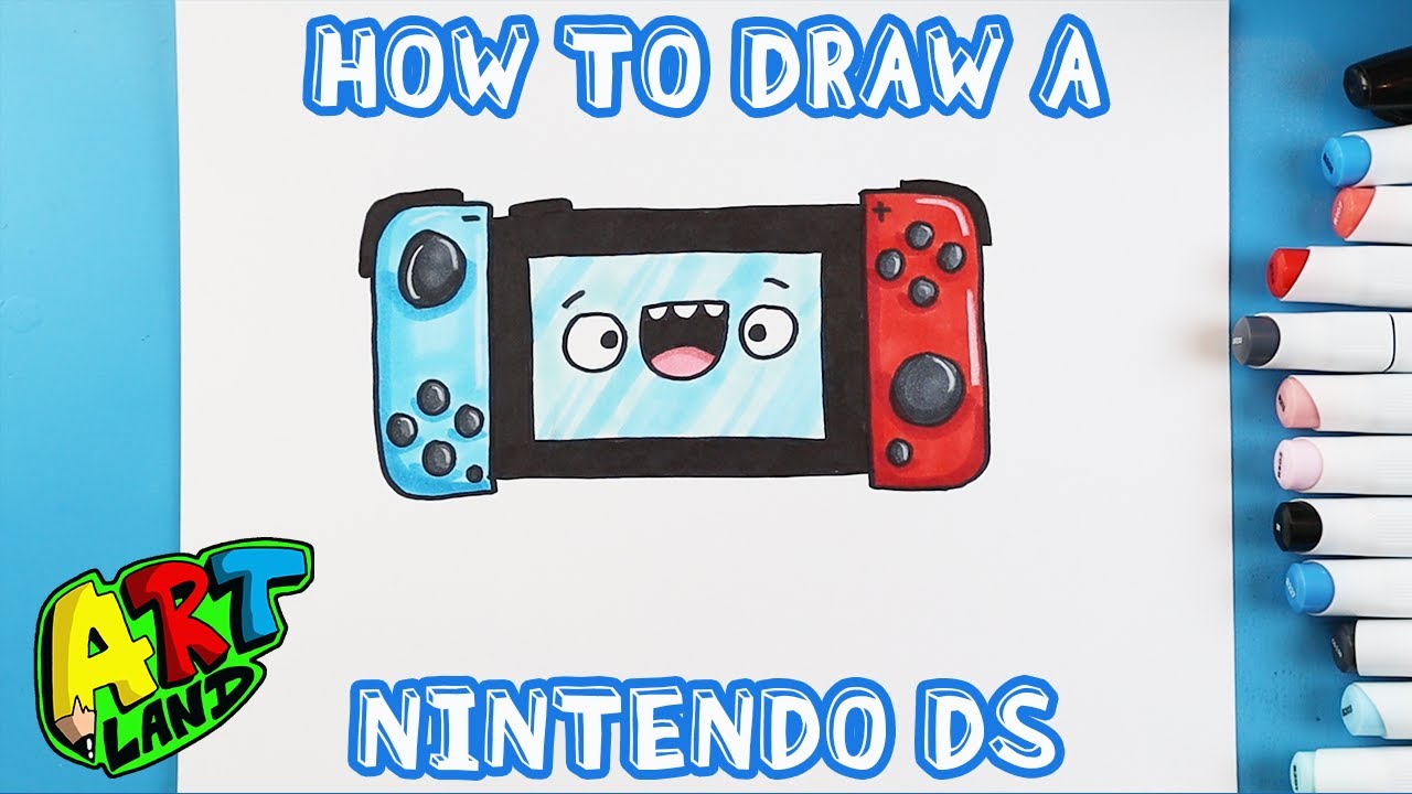 How to Draw a NINTENDO DS Easy Drawings Dibujos Faciles Dessins