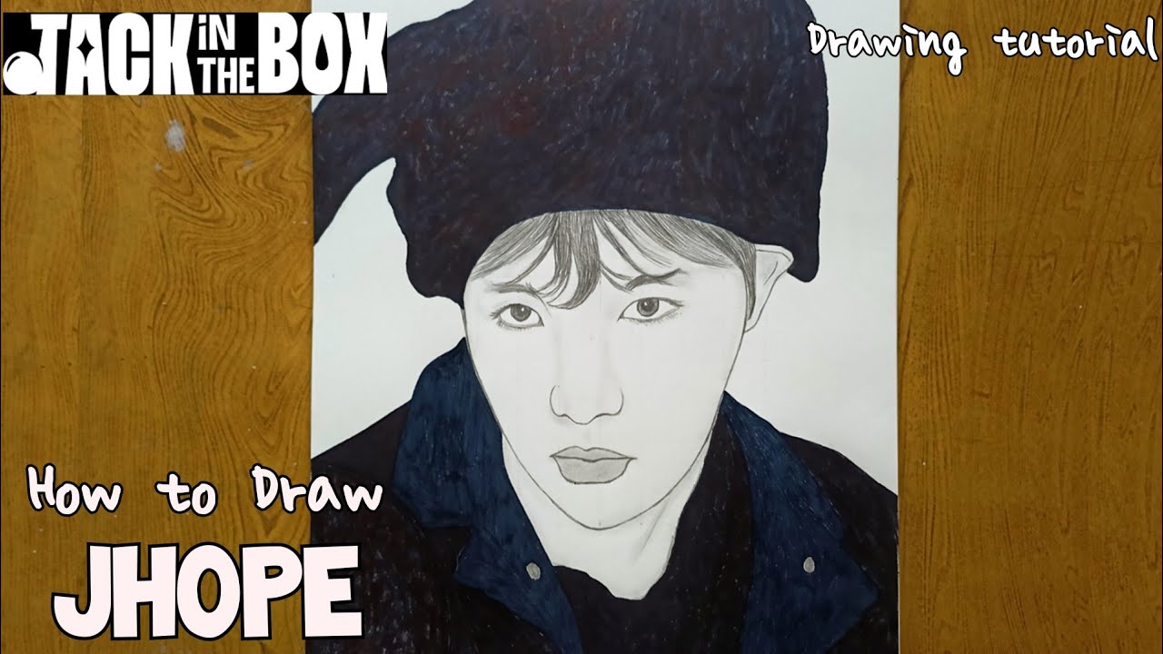 Drawing Jhope From Jack in the Box |How to draw Jhope |Jhope Drawing